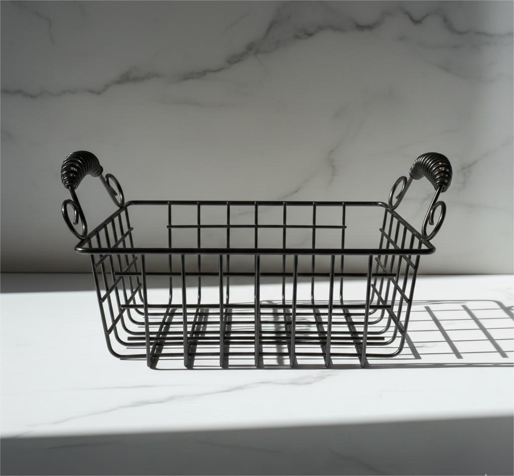 Modern Square Wire Fruit Basket