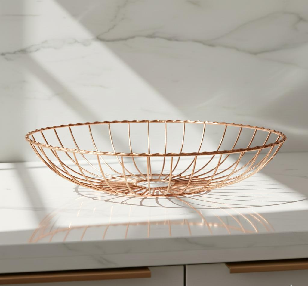 Metallo Ribbon-Edge Tray