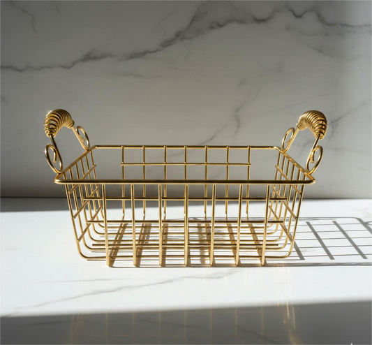 Modern Square Wire Fruit Basket