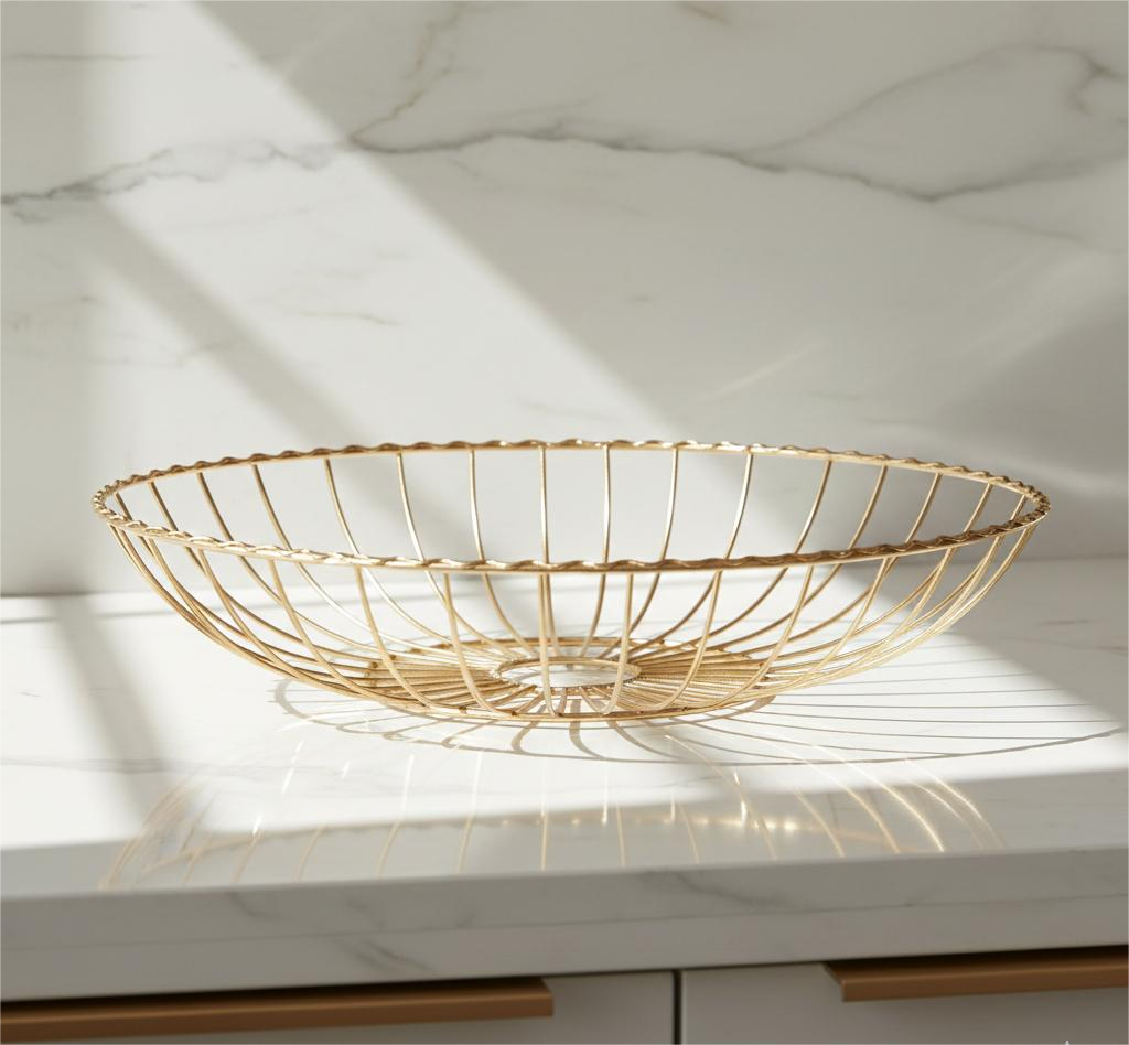 Metallo Ribbon-Edge Tray